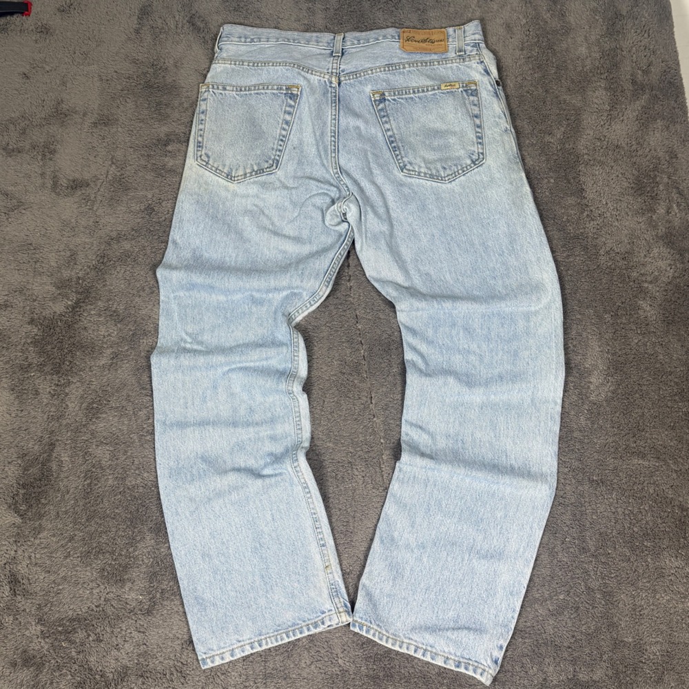 Levi Strauss Signature Jeans Light Wash Regular Fit Straight Leg Denim 34x32